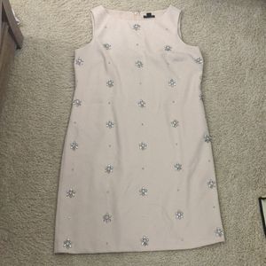 Light pink jeweled Ann Taylor dress
